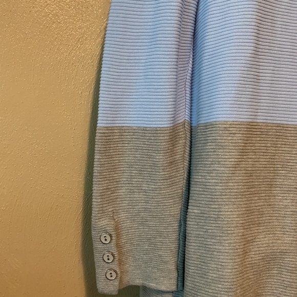 Rafaella 2-pc Matching sweater set blue gray - Picture 5 of 14